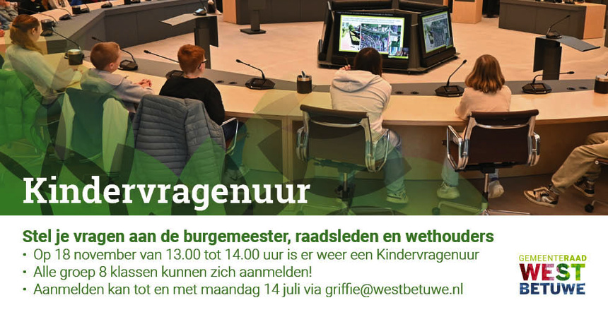 Kindervragenuur 18 november 