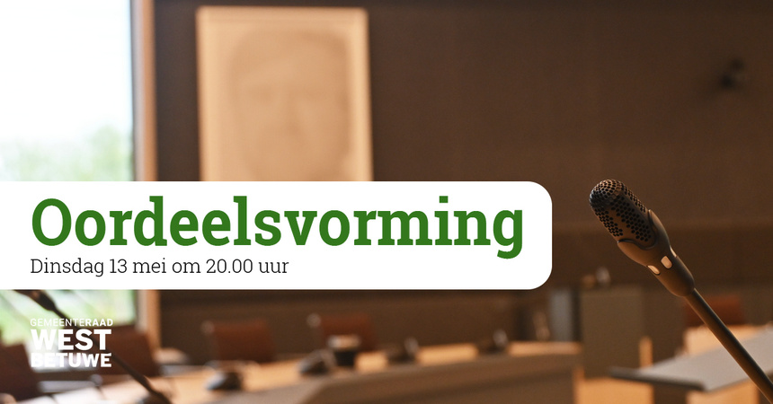 Oordeelsvorming 13 mei